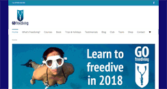 Desktop Screenshot of gofreediving.co.uk